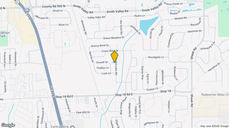 1424 Round Lake Rd Map and Location Details