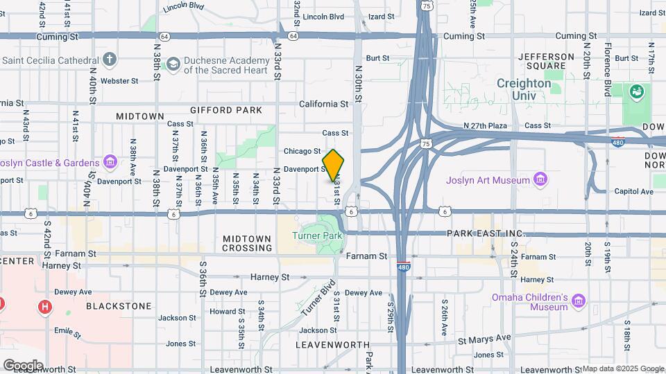 132 N 31st St Map and Location Details