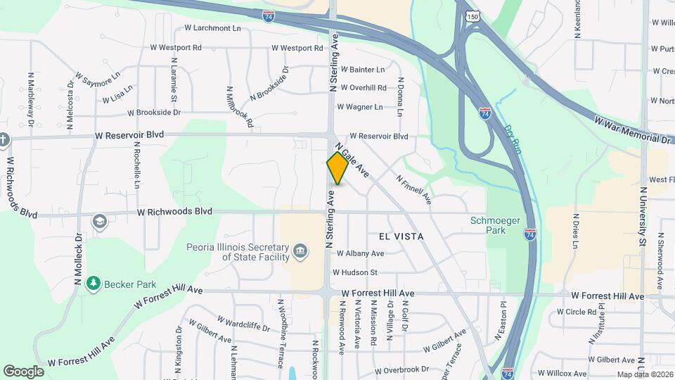 3502 N Sterling Ave Map and Location Details