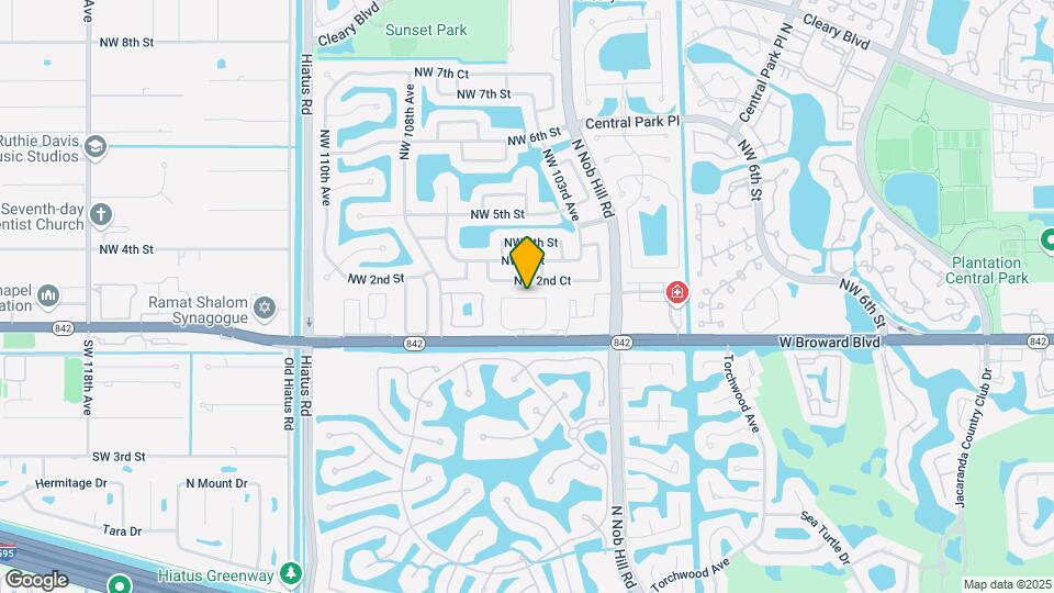 10401 W Broward Blvd Map and Location Details
