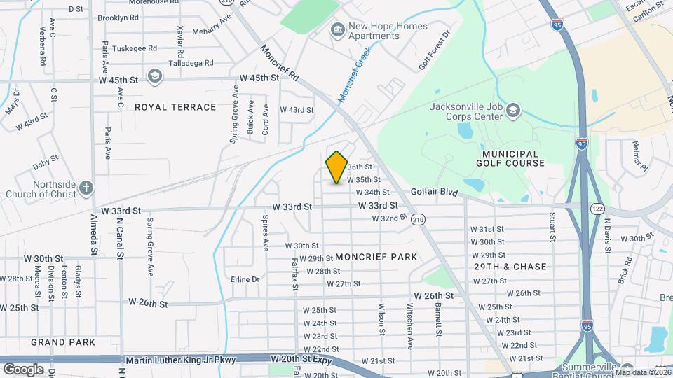 1637 W 34th St Map and Location Details