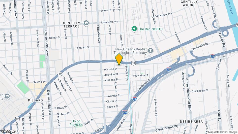 2737 Wisteria St Map and Location Details