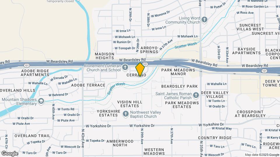 3905 W Escuda Dr Map and Location Details