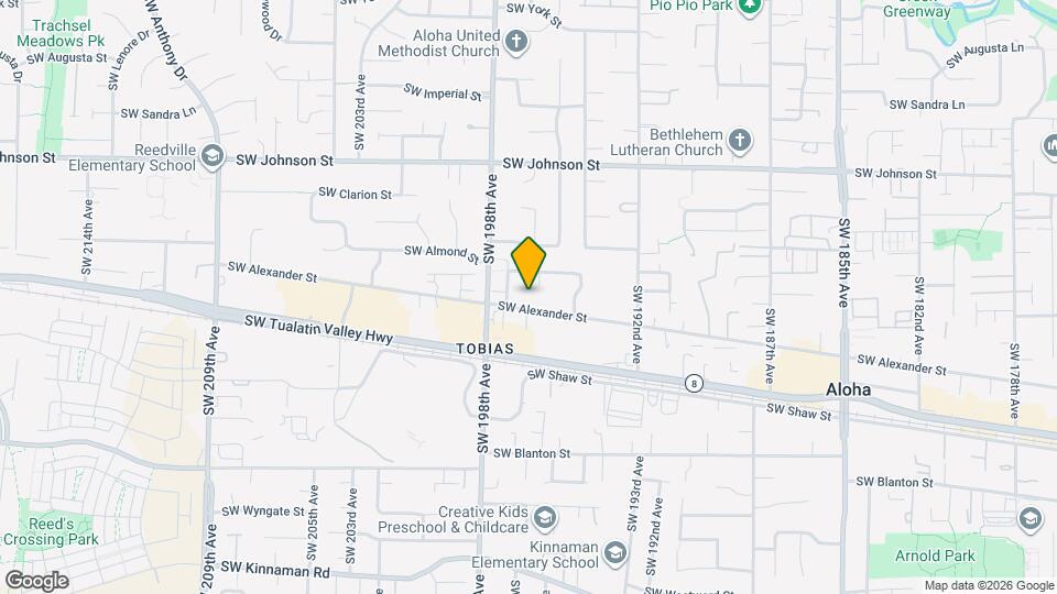 19665 SW Alexander St Map and Location Details