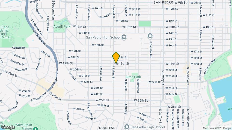 1081 W 19th St Map and Location Details