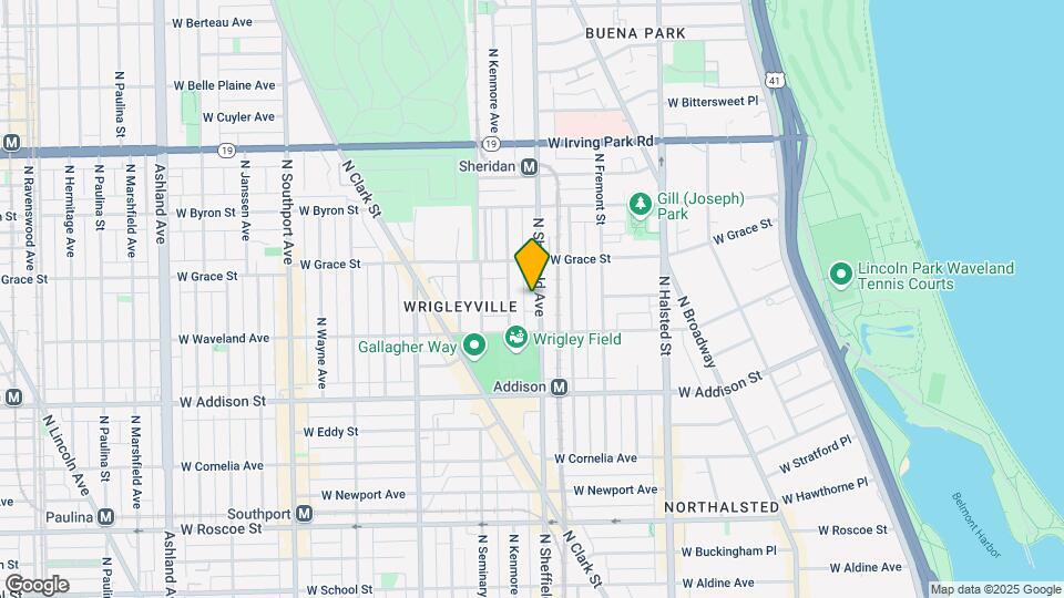 3730 N Sheffield Ave Mapa y Detalles de la Ubicación