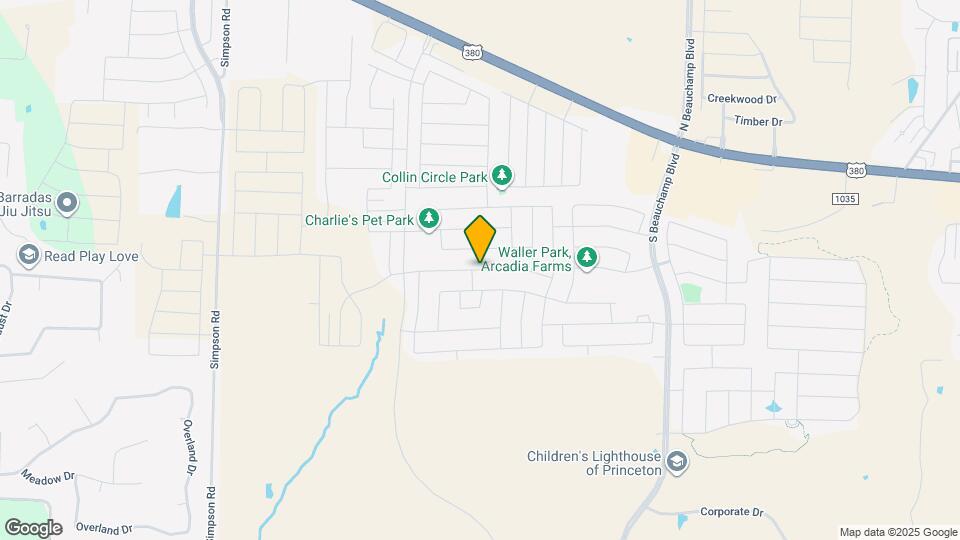 1207 Mesquite Ln Map and Location Details