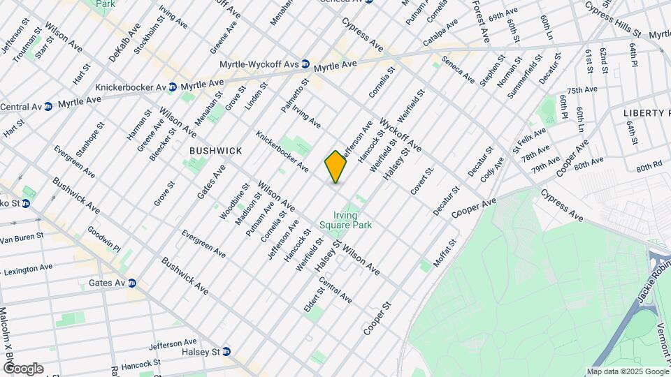 729 Knickerbocker Ave Map and Location Details
