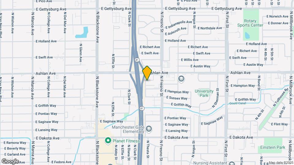 4136 N Thesta St Map and Location Details