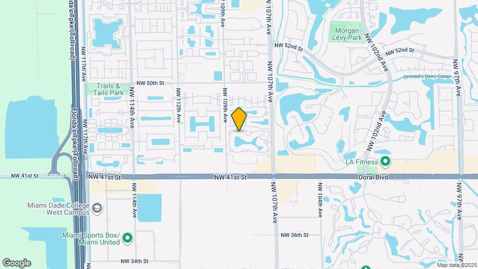4460 NW 107th Ave Map and Location Details