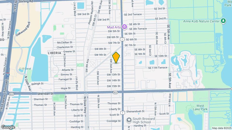 37 SW 11th St Map and Location Details