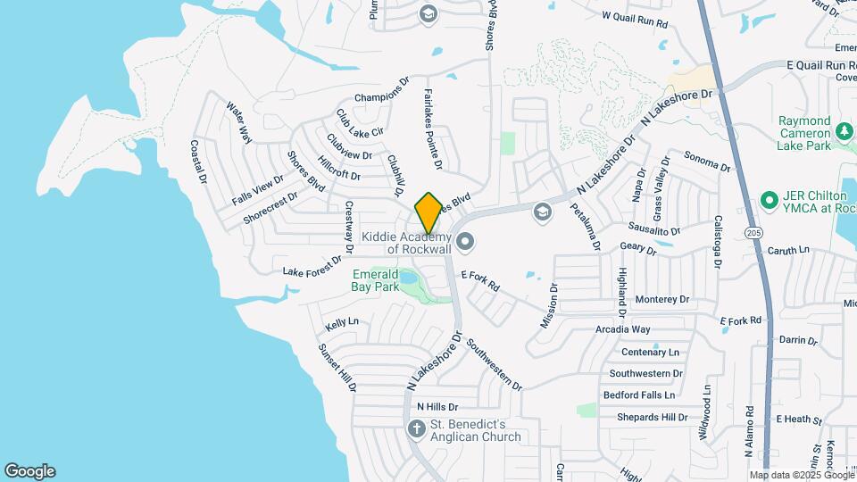1705 Cresthill Dr Map and Location Details
