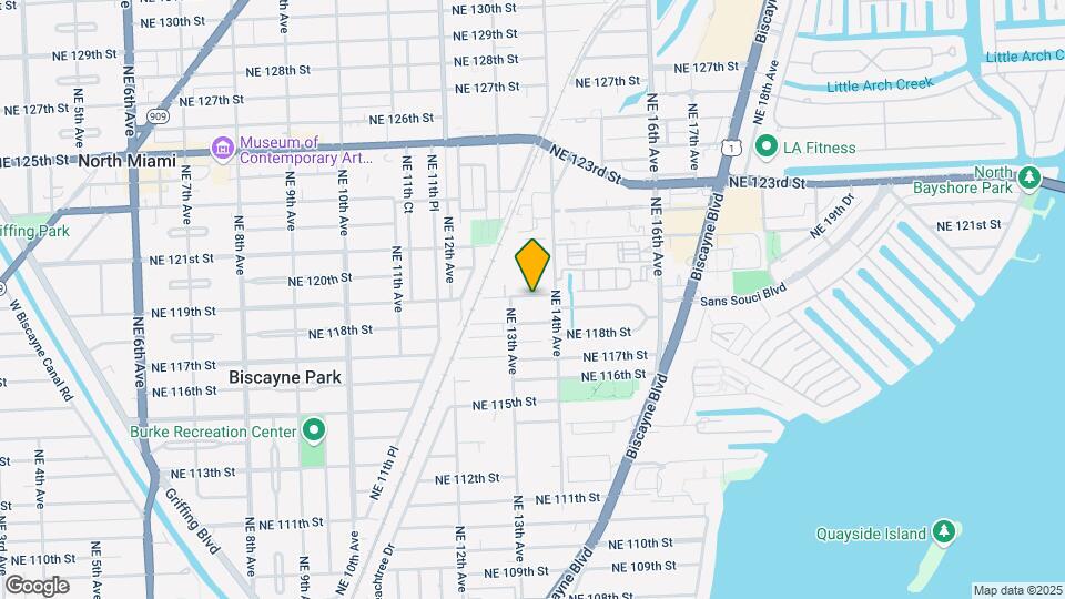 1350 NE 119th St Map and Location Details