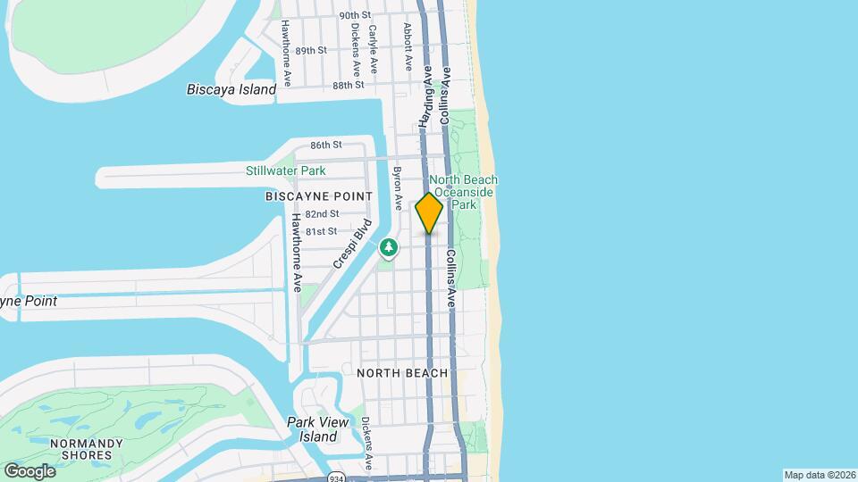 8111 Harding Ave, Unit SI ID1497743P Map and Location Details