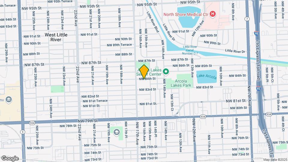 1540 NW 84th St Map and Location Details
