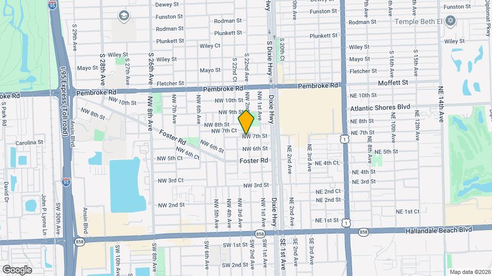 211 NW 7th St Map and Location Details