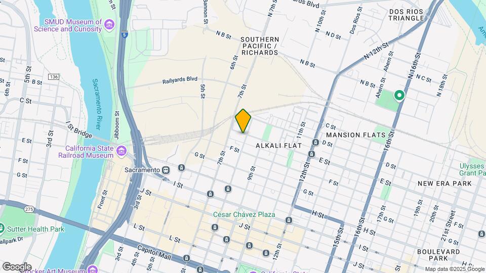 728-730 E St. Mapa y Detalles de la Ubicación