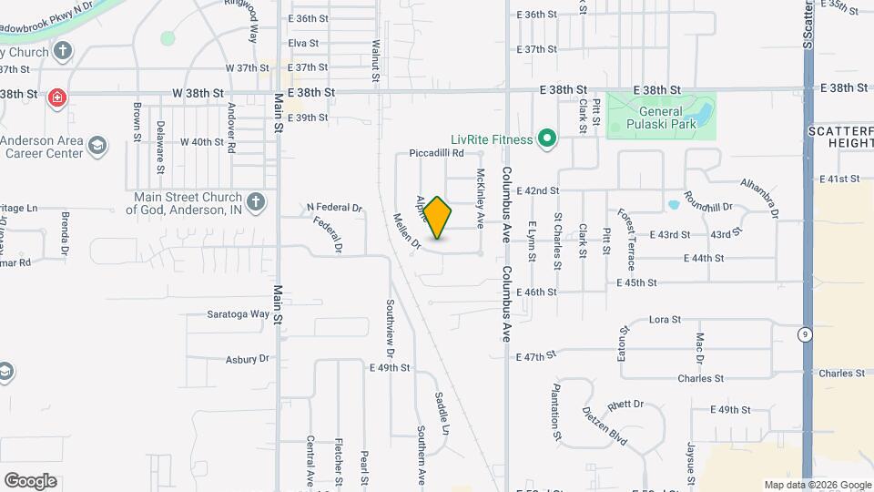 712 Mellen Dr Map and Location Details