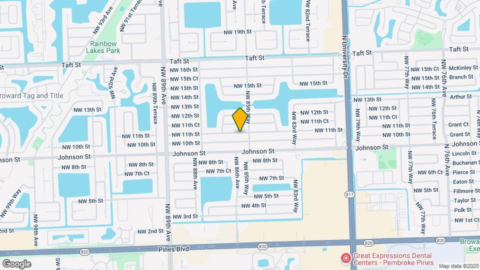 8570 NW 11th St Map and Location Details