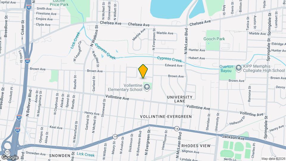 1031 N Belvedere Blvd Map and Location Details