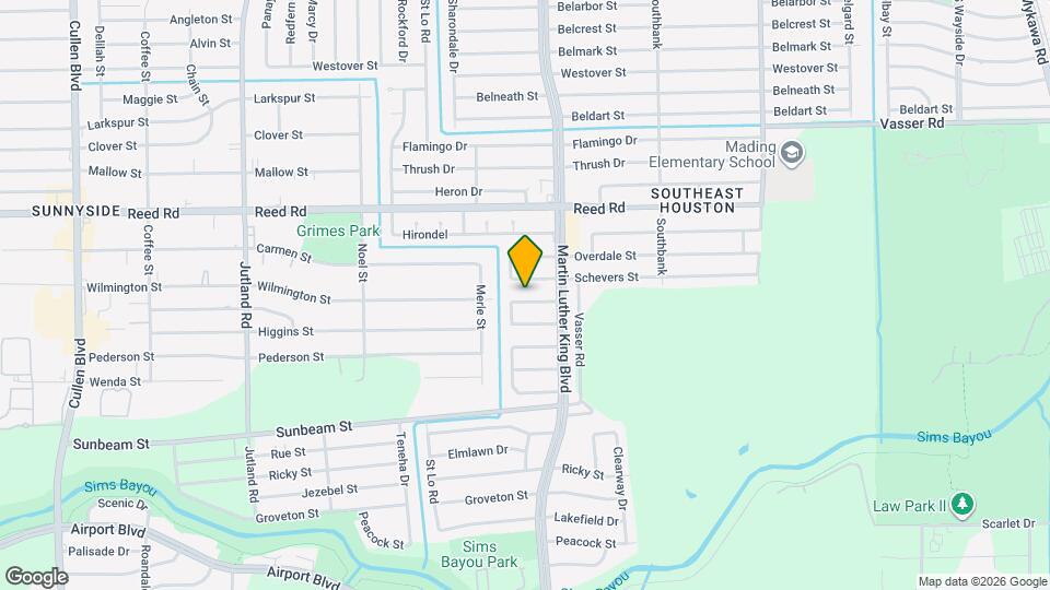 5615 Simsdale St Map and Location Details