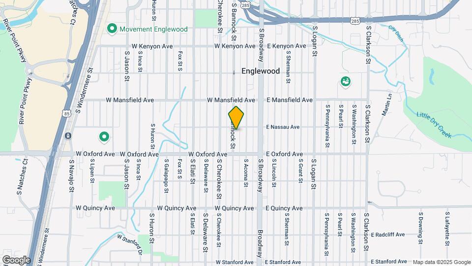 4020 S Bannock St Map and Location Details