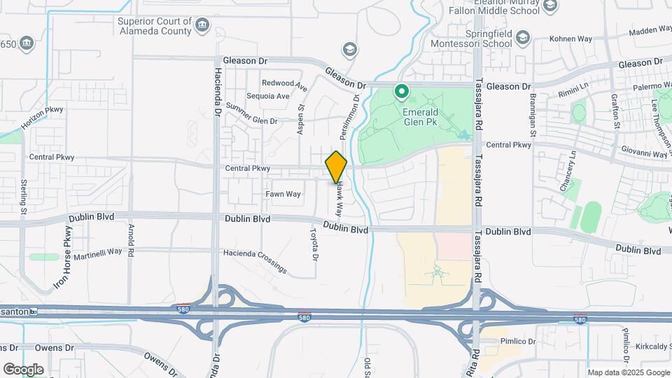 4652 Hawk Way Map and Location Details