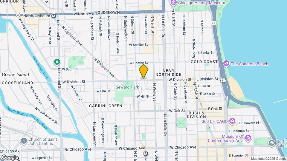 311 W Division St Map and Location Details