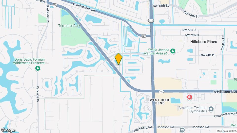 7303 NW 61st Terrace Map and Location Details
