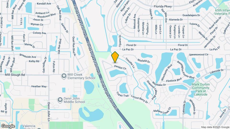 1964 Peridot Cir Map and Location Details