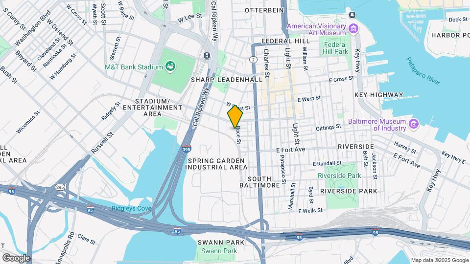 1320 Race St Map and Location Details