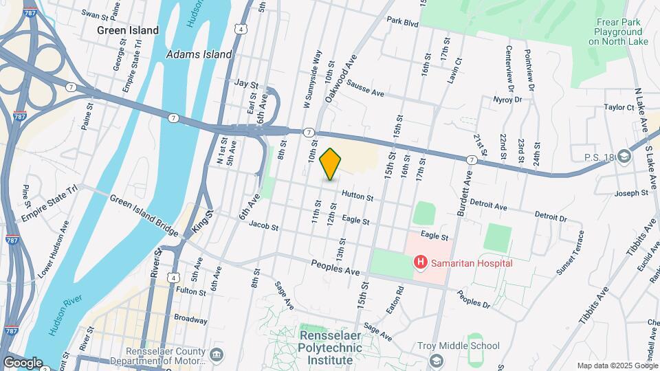 1105 Hutton St Mapa y Detalles de la Ubicación