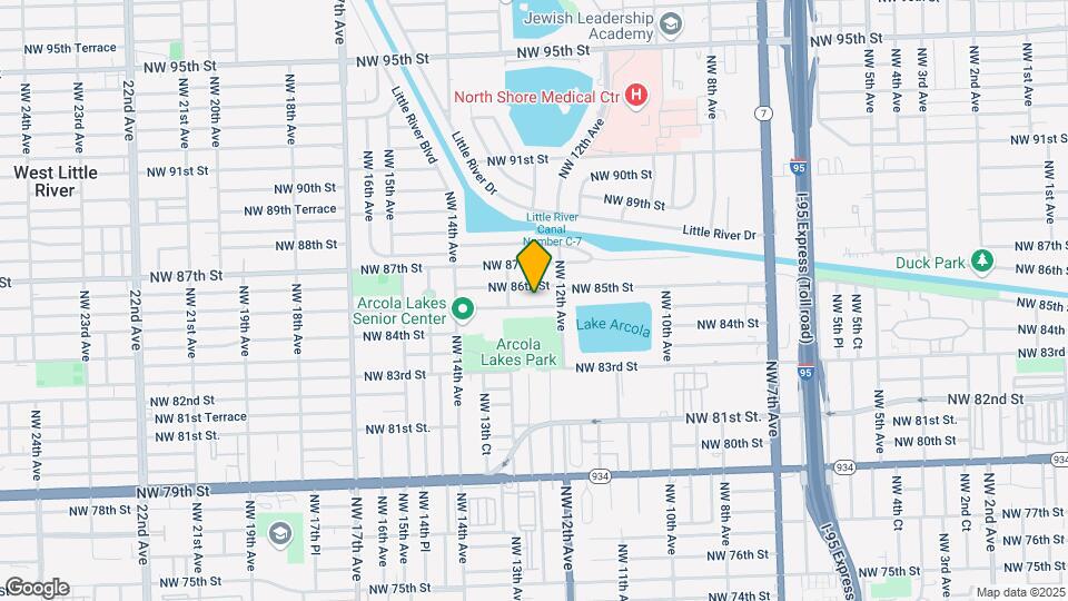 1245 NW 84th Terrace Map and Location Details