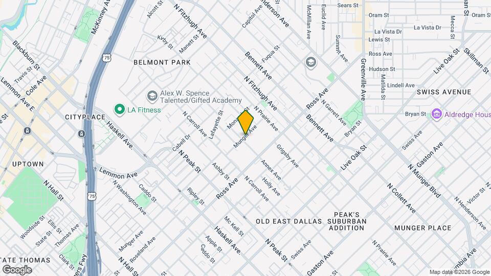 4626 Munger Ave Map and Location Details