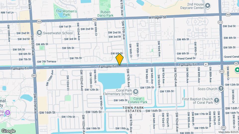9780 NW 8th St Map and Location Details