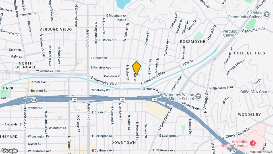 920 N Howard St Map and Location Details