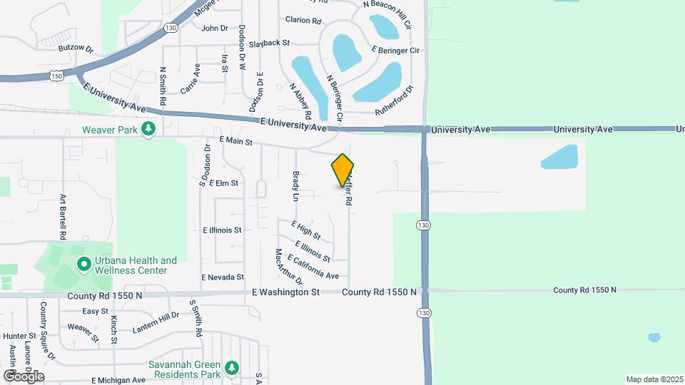 207 S Pfeffer Rd Map and Location Details