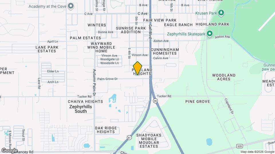 38341 Palm Grove Dr Map and Location Details