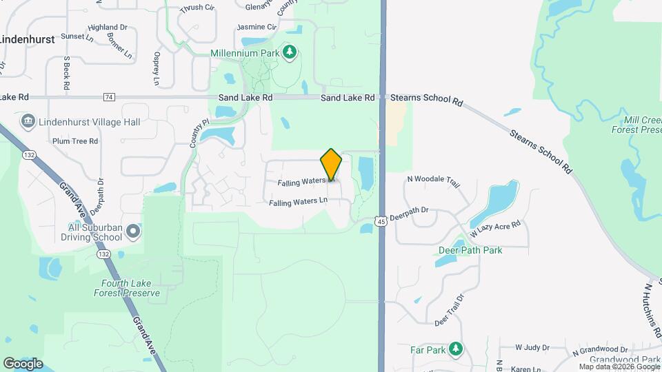 2853 Falling Waters Dr Map and Location Details