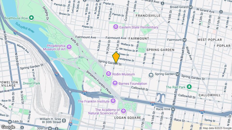 2032 Spring Garden St Map and Location Details