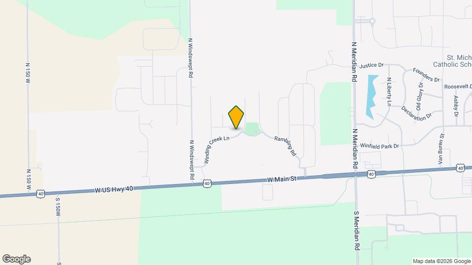 2704 Winding Creek Ln Map and Location Details