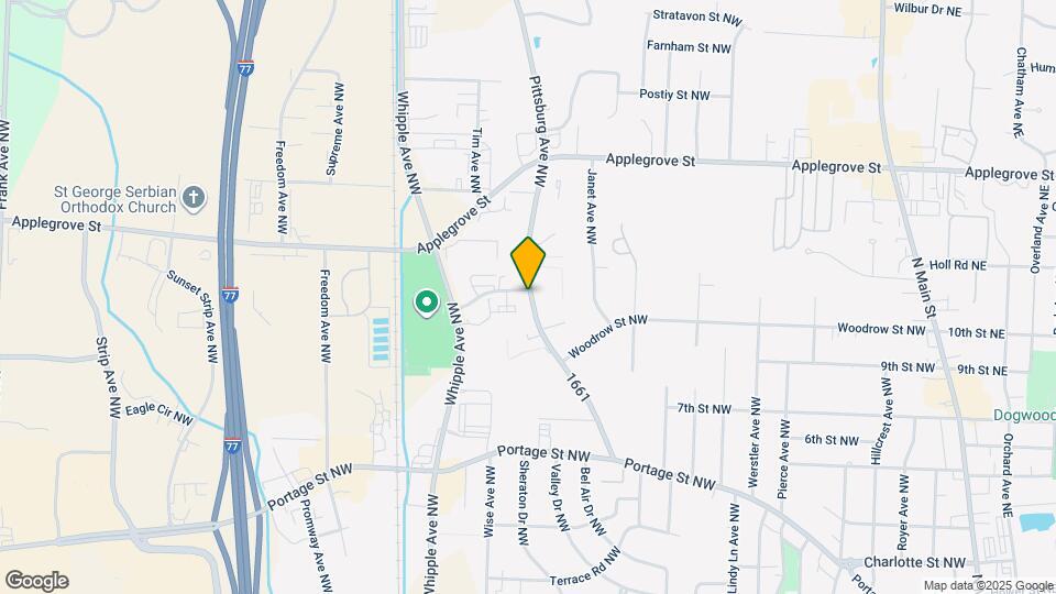 1027 Pittsburg Ave NW Map and Location Details