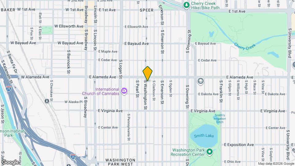 336 S Washington St Mapa y Detalles de la Ubicación