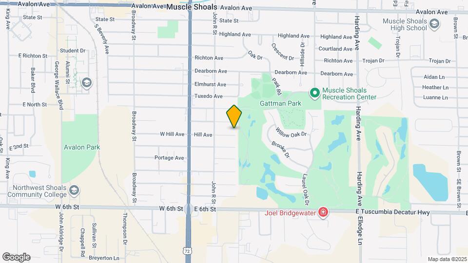 711 Hill Ave Map and Location Details