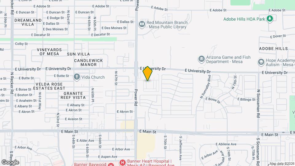 263 N Sunrise, Unit 9-204 Map and Location Details