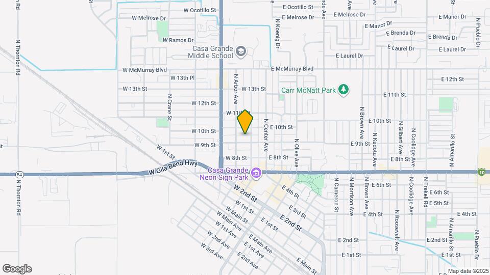 214 W 9th St Map and Location Details