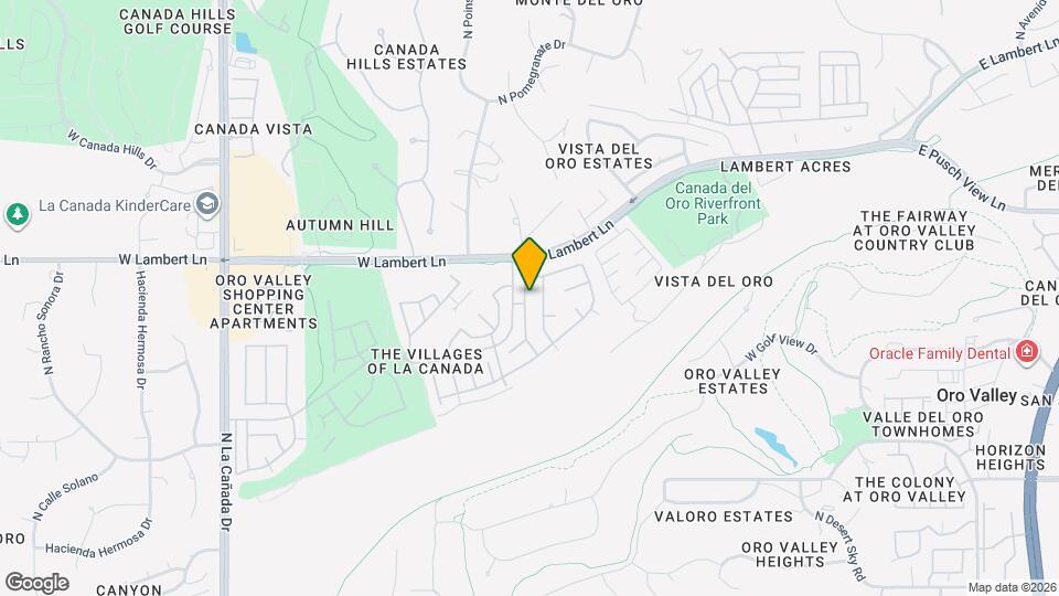 10332 N Cape Fear Ln Map and Location Details