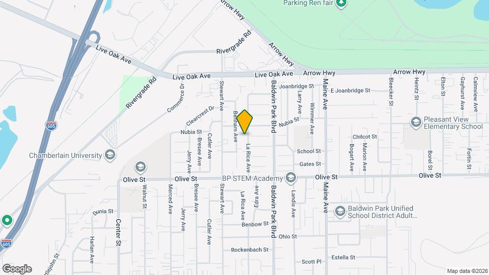 4919 La Rica Ave Mapa y Detalles de la Ubicación