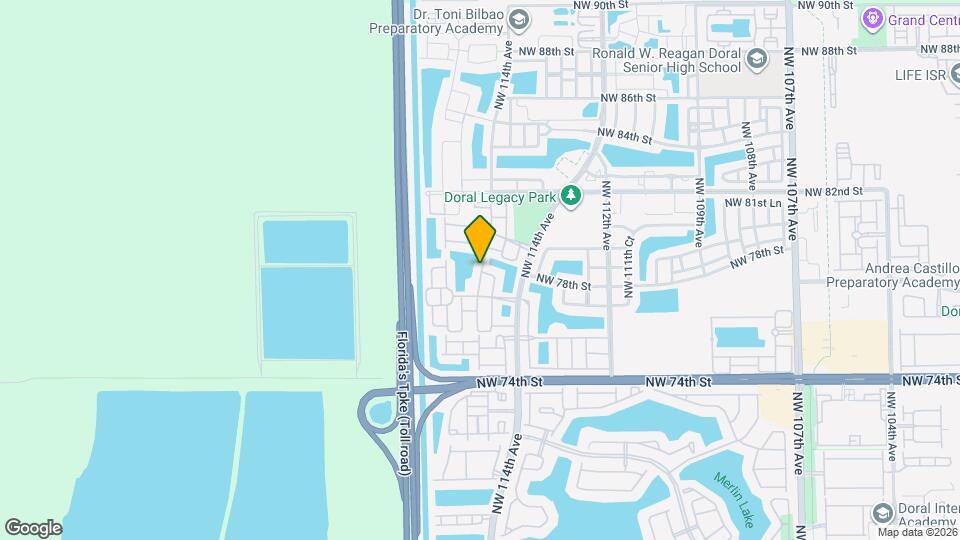 7848 NW 114th Path Map and Location Details