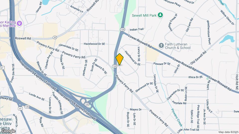 112 E Acres Dr SE Map and Location Details